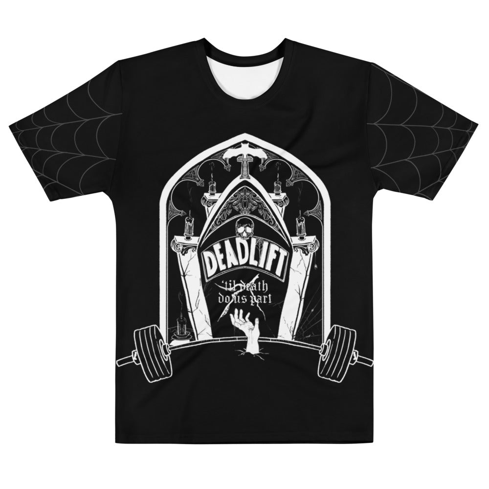 DEADLIFT 'til Death Do Us Part Unisex Tee large print – socXiety