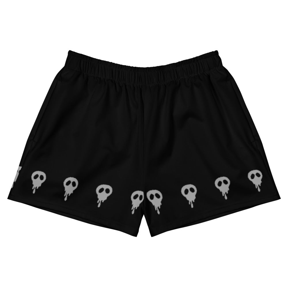 S 即発送 EC Melodi Skull Star Shorts Black Melting Skull Short Shorts – socXiety Apparel