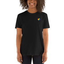 Load image into Gallery viewer, Rainbow Heart Unisex Tee