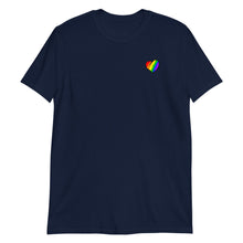 Load image into Gallery viewer, Rainbow Heart Unisex Tee