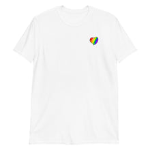 Load image into Gallery viewer, Rainbow Heart Unisex Tee