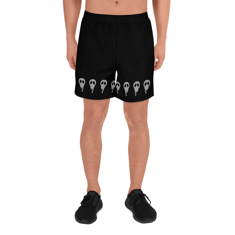 Melting Skulls Shorts longer inseam