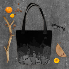 Load image into Gallery viewer, Cemetery Tote bag
